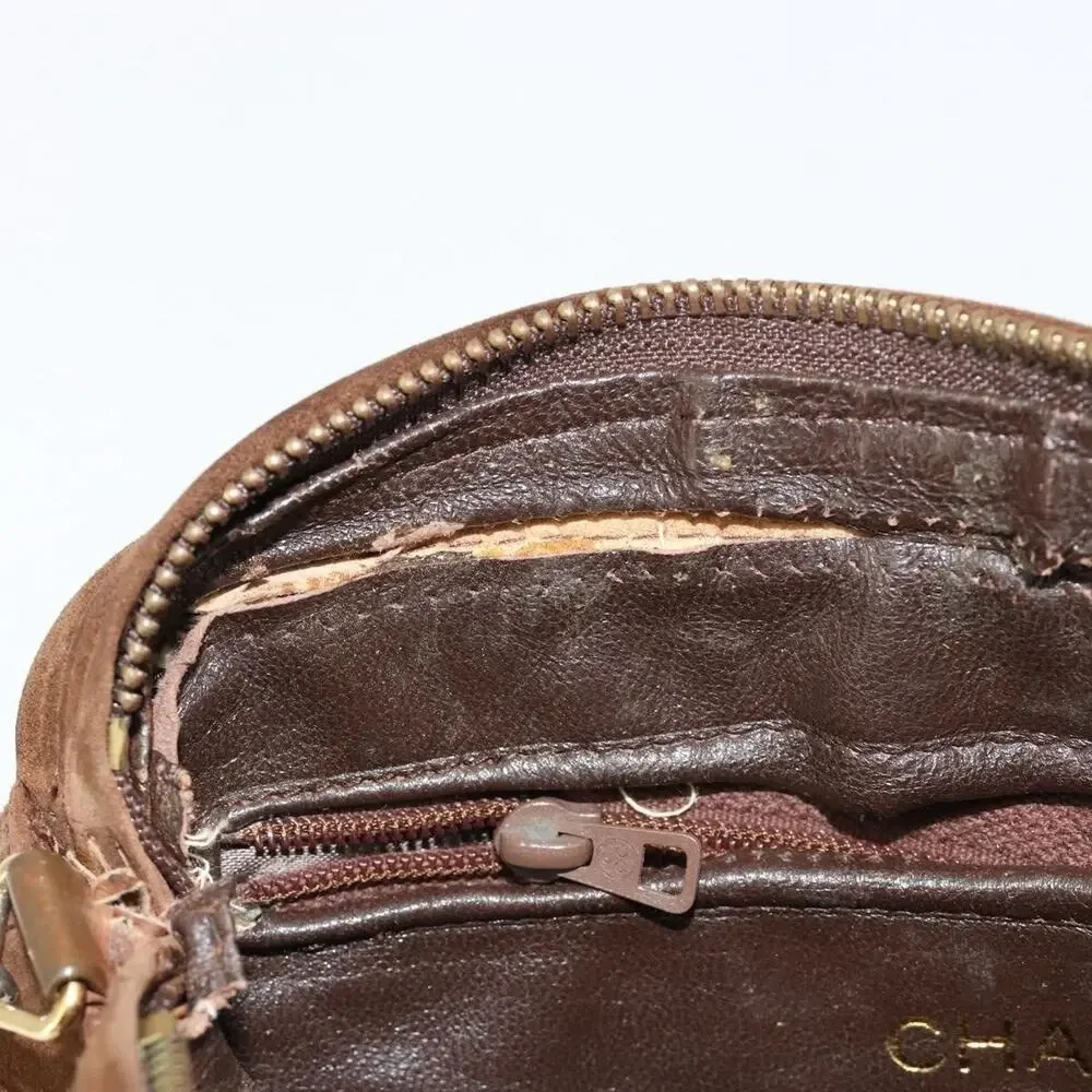 Chanel Matelasse Chain Shoulder Bag Brown